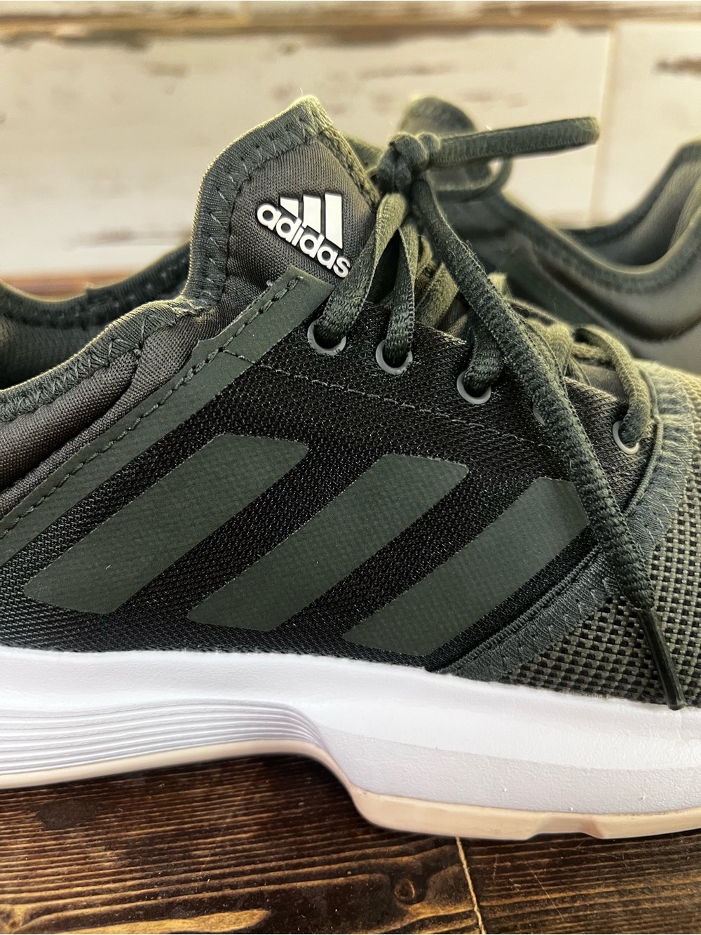 Adidas • Women’s Game Court Sneakers • Size 8.5 • Dark Green - Picture 11 of 14